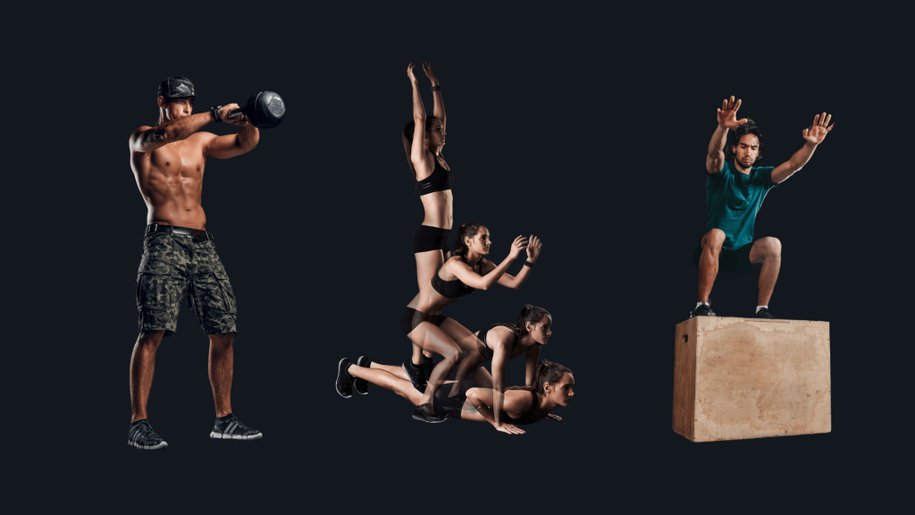 Guia Visual de Exercícios HIIT