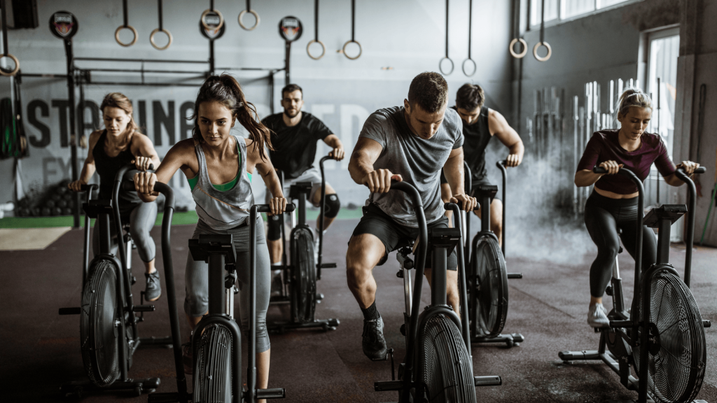 HIIT na bike